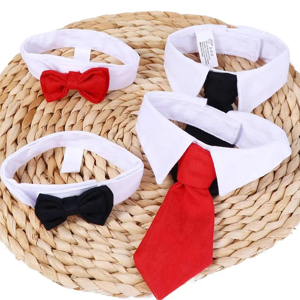Adjustable Pet Bow Tie Collar - Cute Dog Cat - MyPetDollar.com