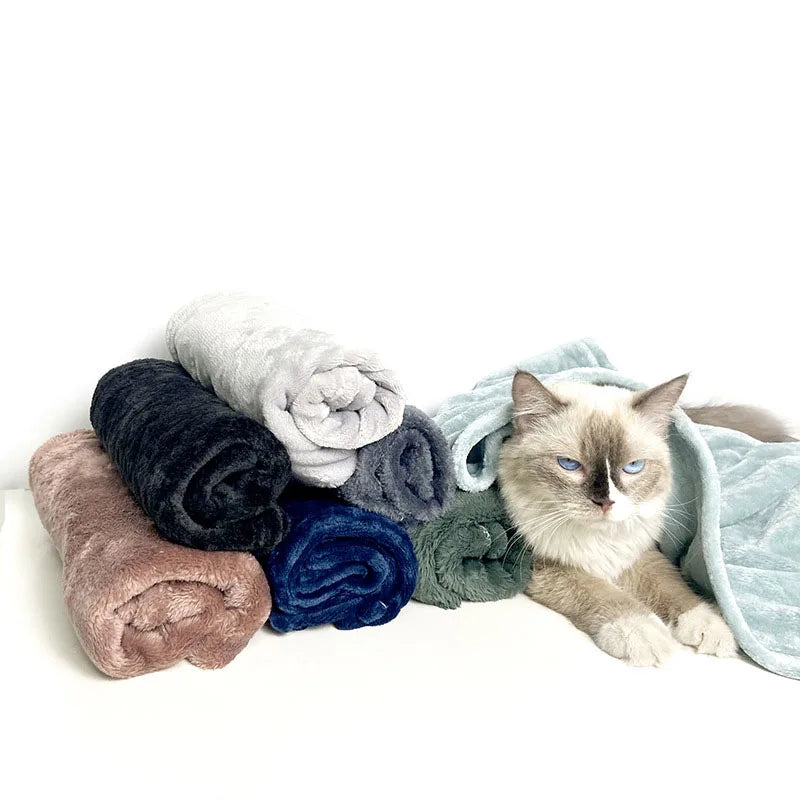 Soft Thickened Warm Dog Blanket, Washable - MyPetDollar.com