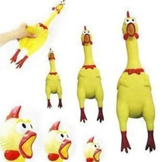 Funny Pets Dog Squeak Toys Chicken Squeeze - MyPetDollar.com