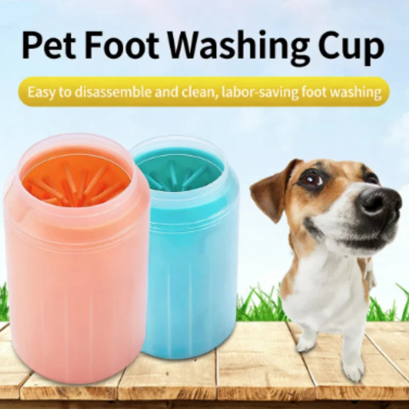 Custom Pet Paw Cleaner Soft Silicone Foot - MyPetDollar.com