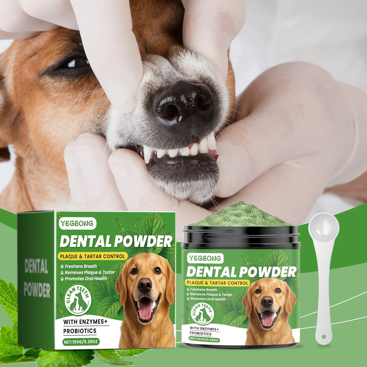 Dog Teeth Cleaning Powder Remove Tartar - MyPetDollar.com