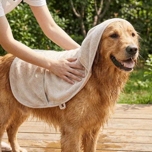 Super Absorbent Dog Bath Towel Soft - MyPetDollar.com