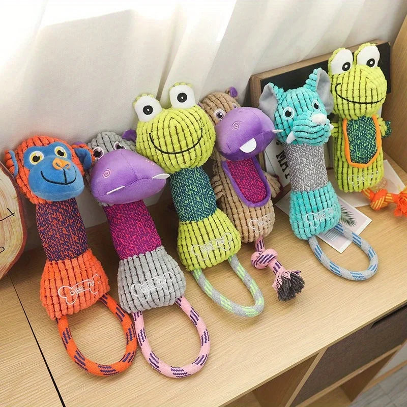 Dog Toy Animals Shape Bite Resistant Squeaky - MyPetDollar.com