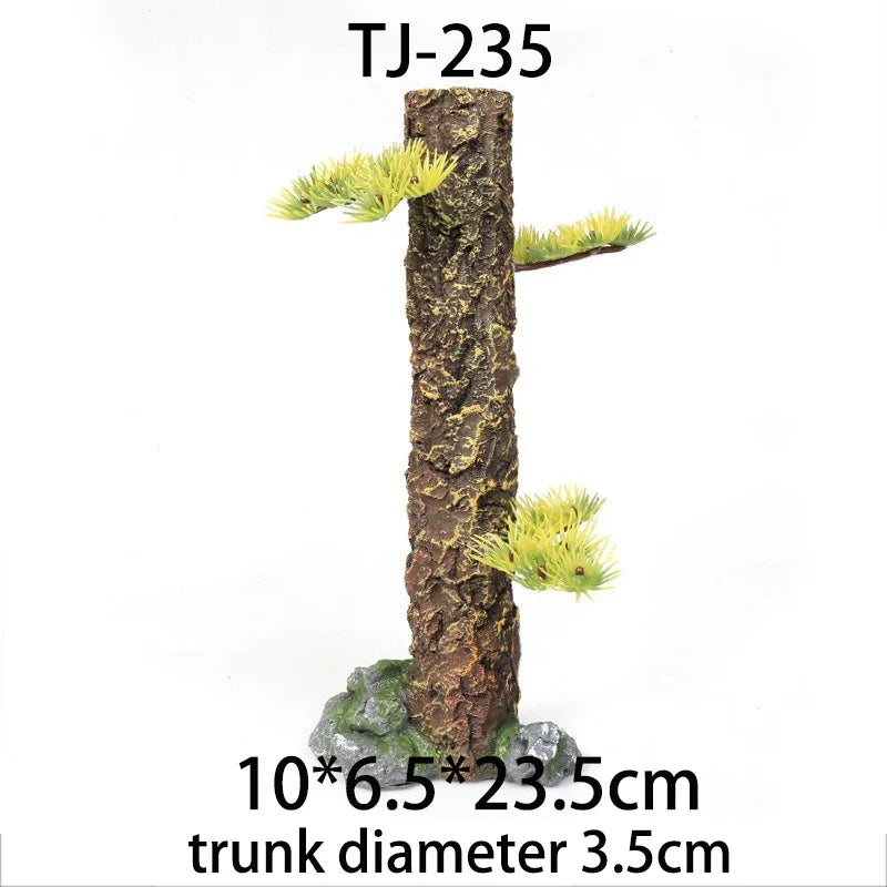 Fish Tank Resin Sinking Wood Aquarium Simulation Tree – 8 Colors