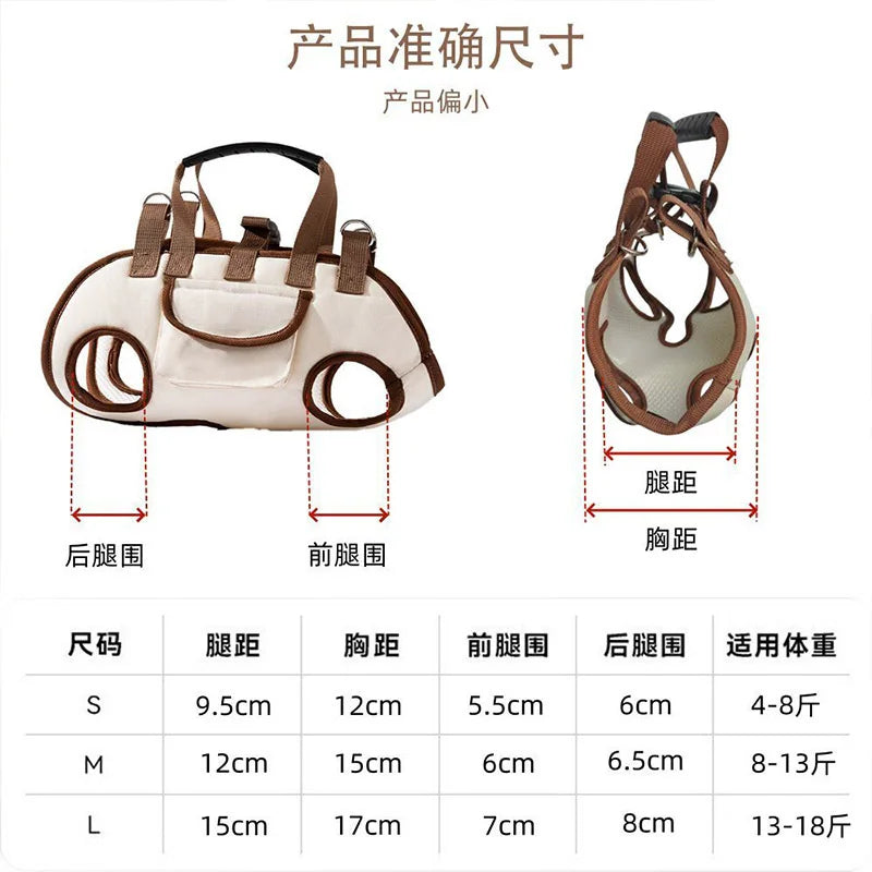 Pet Backpack, Cat Pouch, Dog Outdoor Portable Breathable Handbag – 3 Sizes