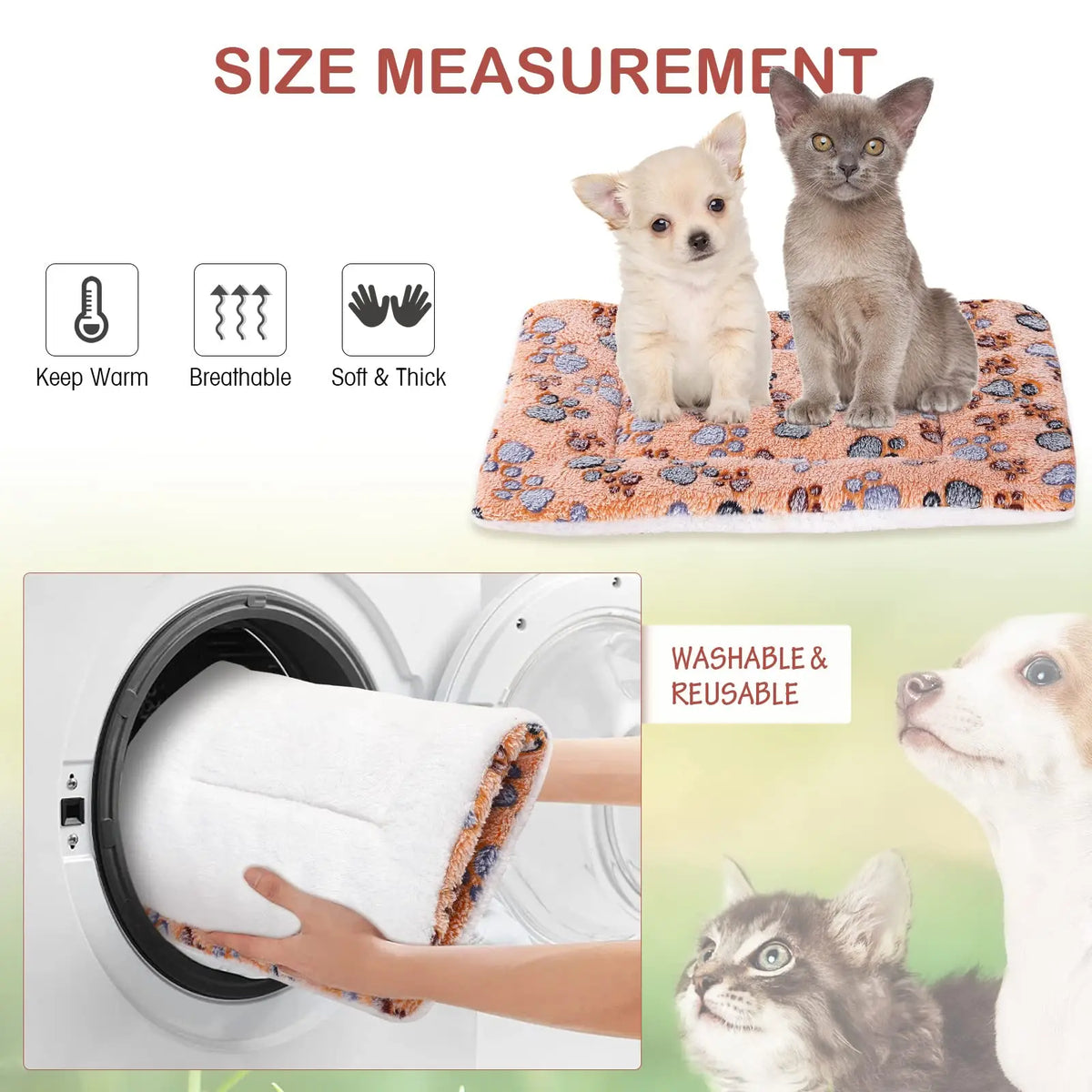 Large Size Flannel Dog Bed Thicken Cat Bed - MyPetDollar.com