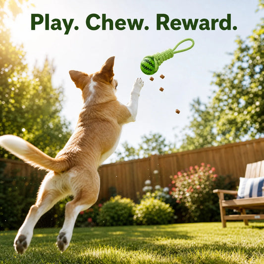 Interactive Dog Toys Treat Dispensing Ball - MyPetDollar.com