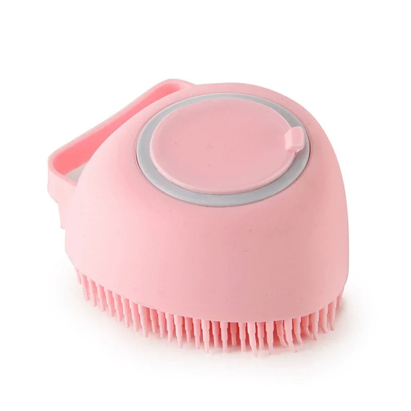Pet Shower Brush Silicone Massage Scrubber - MyPetDollar.com