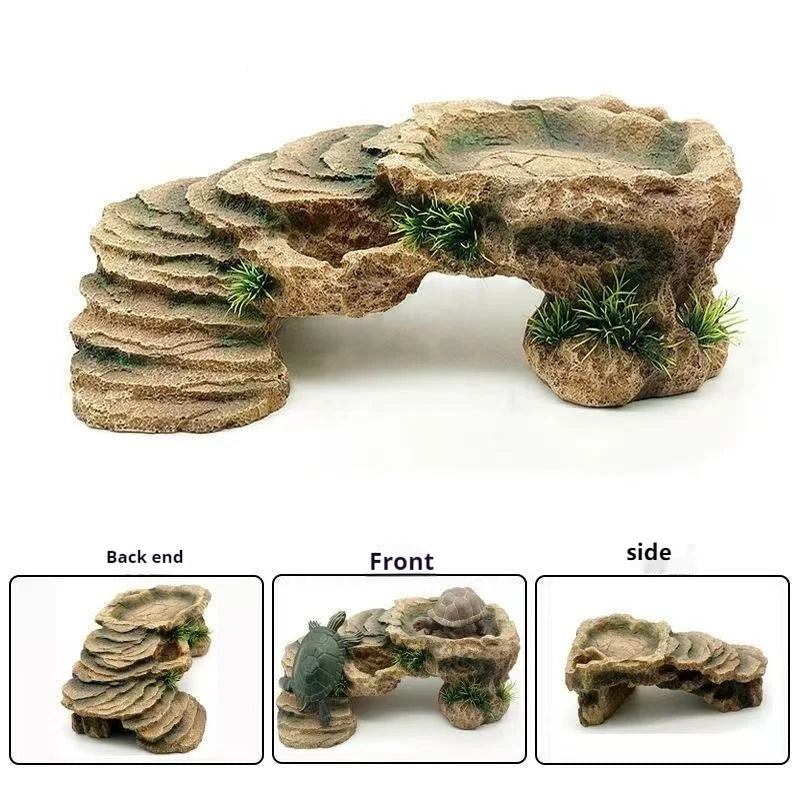 Turtle Platform Rectangular Aquarium Fish - MyPetDollar.com