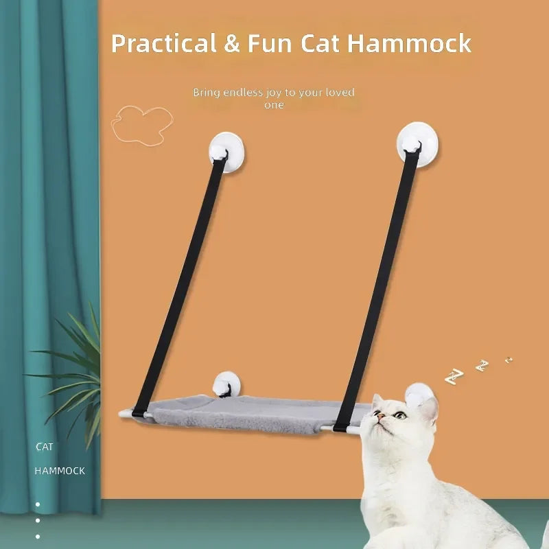 Premium Cat Hammock Wall Mounted Suction Cup - MyPetDollar.com
