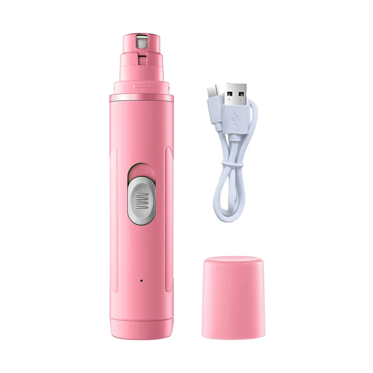 Dog Nail Grinder USB Rechargeable Electric Pet Paws Clipper, Quiet
