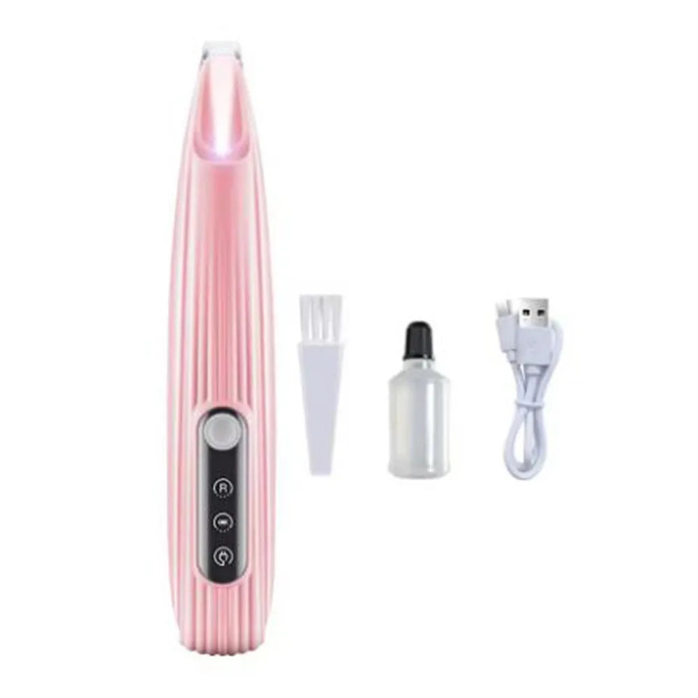 Low Noise Pet Foot Shaver Smart Display Waterproof Paw Hair, Rechargeable