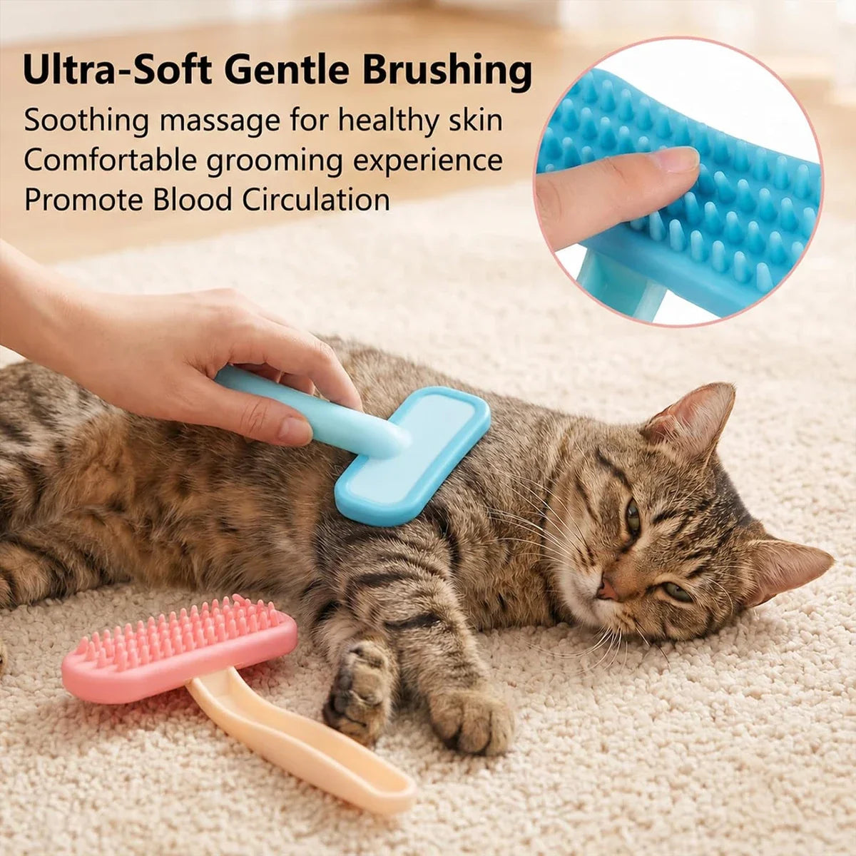 Silicone Comb Grooming Brush Guinea Pigs - MyPetDollar.com