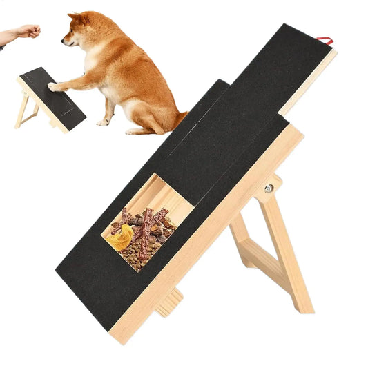 Dog Nail Scratch Pad Pull-Out Wooden Pet - MyPetDollar.com