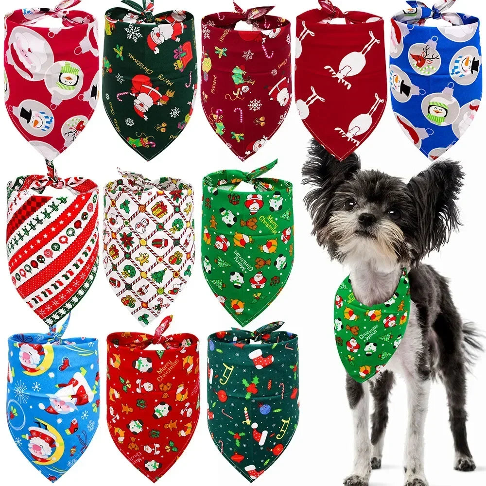 50pcs Christmas Dog Bows Pet Cat Dog Pet Bow - MyPetDollar.com