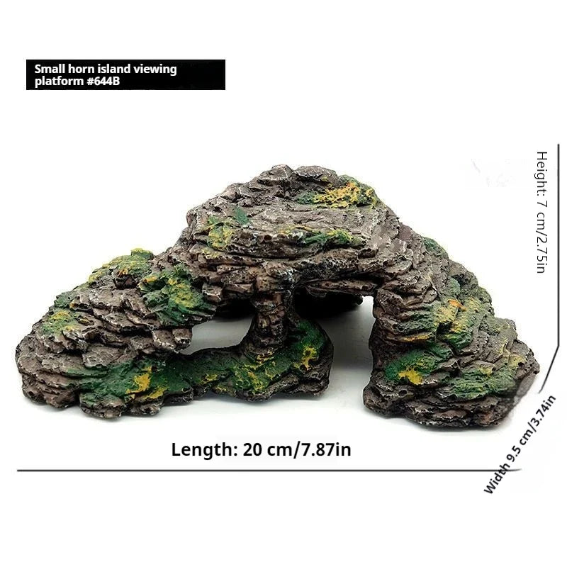 Turtle Platform Rectangular Aquarium Fish - MyPetDollar.com