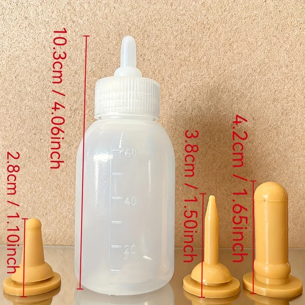 Pet Nursing Bottle Set With 3 Size Silicone - MyPetDollar.com