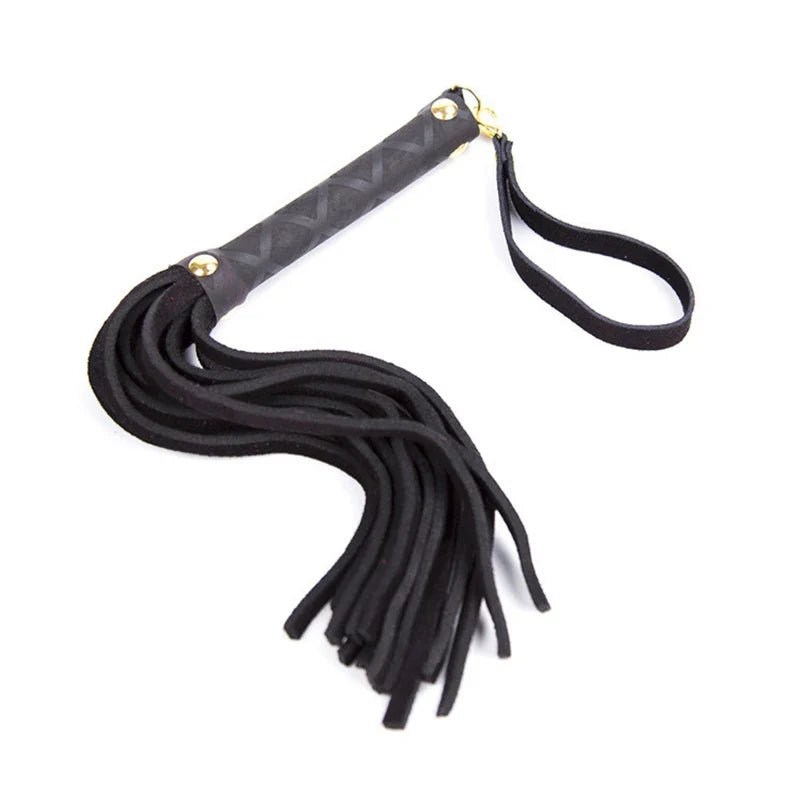 27cm Genuine Leather Tassels Mini Horsewhip - MyPetDollar.com