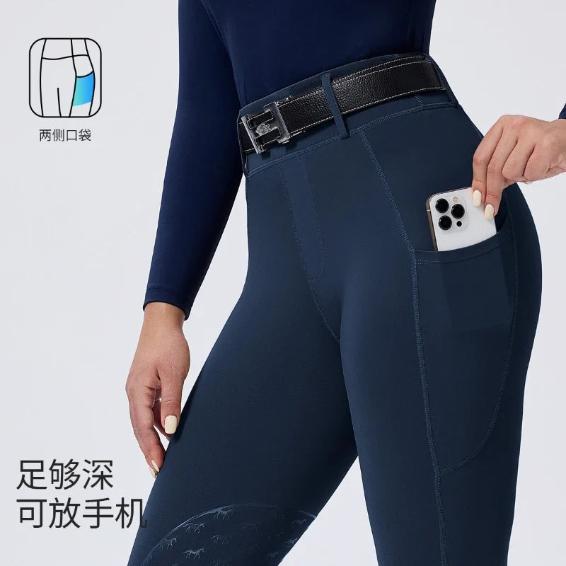 Women Non-slip Horse Riding Pants Knee Patch - MyPetDollar.com