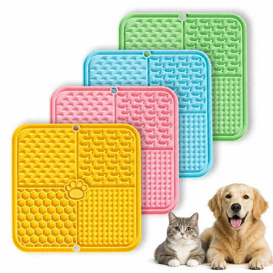 15.5x15.5cm Slow Feeder Licking Mat Food - MyPetDollar.com