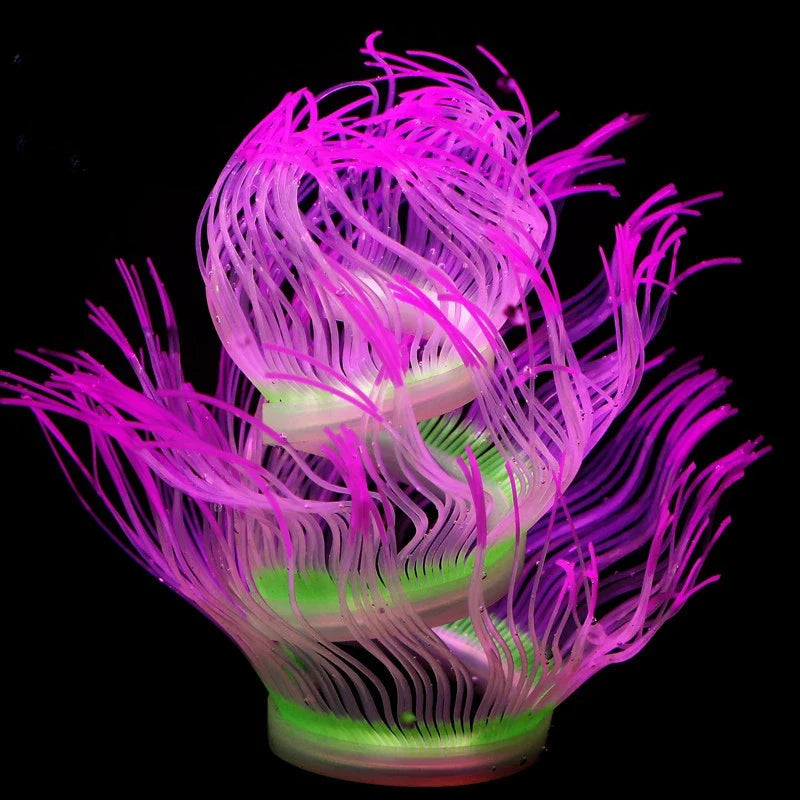 Fluorescent Simulation Silicone Sea Anemone - MyPetDollar.com