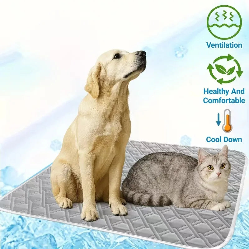 S-XXL Pet Summer Cooling Pad Dog Cooling Bed - MyPetDollar.com