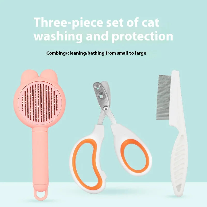 Cat Grooming Supplies 3 piece set include - MyPetDollar.com