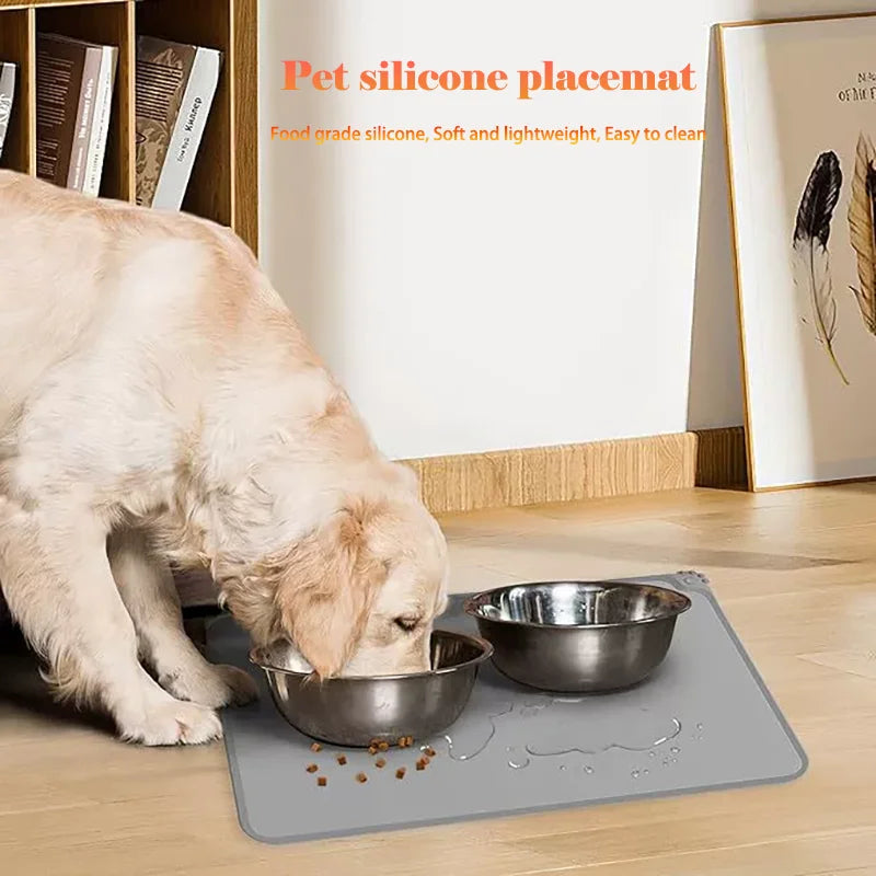 Solid Color Silicone Pet Feeding Mat - MyPetDollar.com