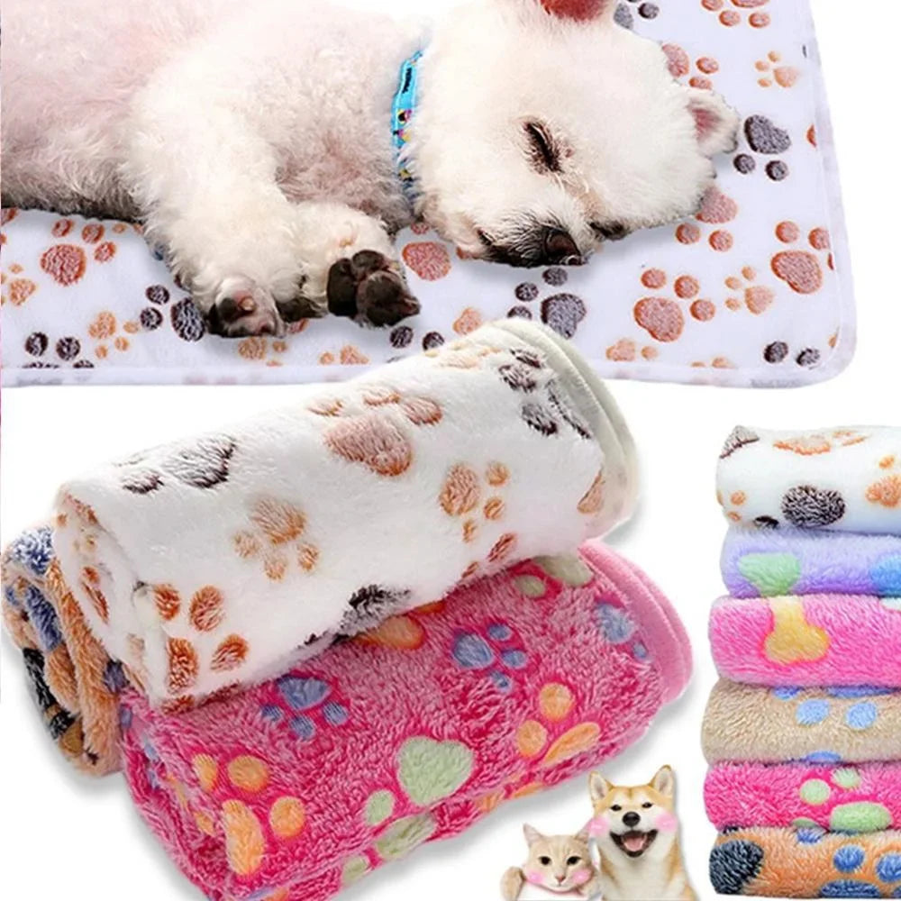 Soft Fluffy Quality Pet Blanket Cute Cartoon - MyPetDollar.com