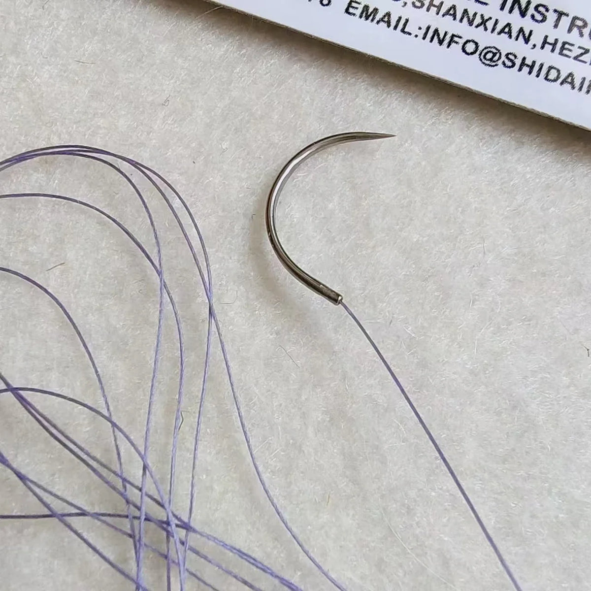 Absorbable veterinary suture with suture - MyPetDollar.com