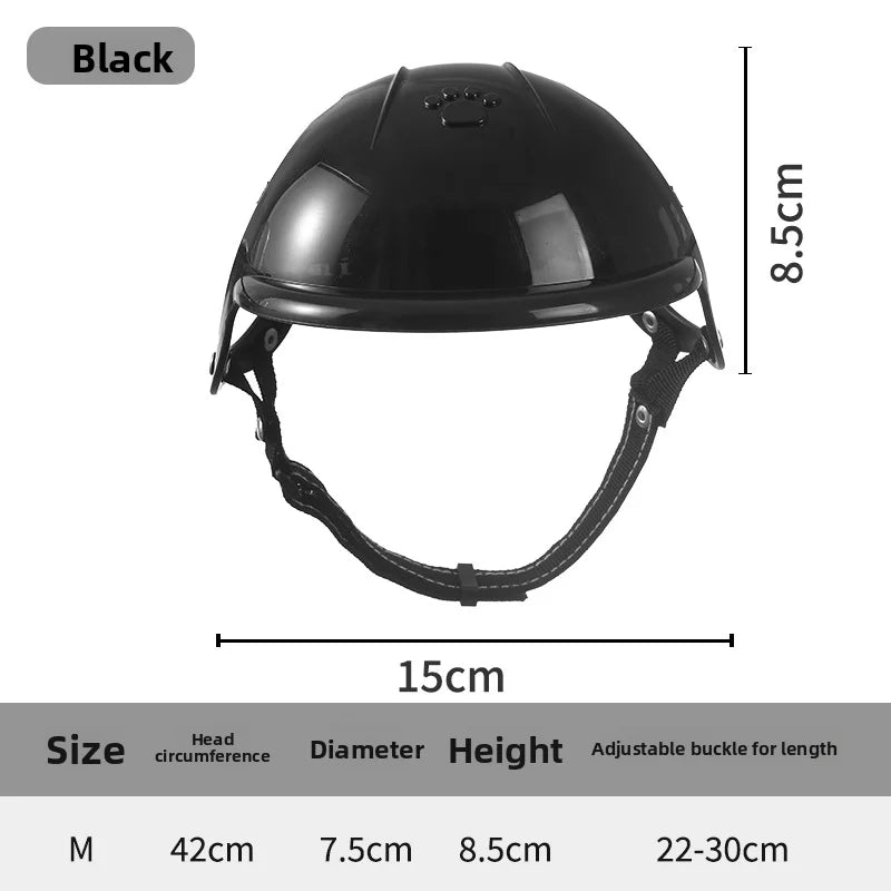 Pet Helmet Pink Dog & Cat Motorcycle Sports Outdoor – 4 Colors