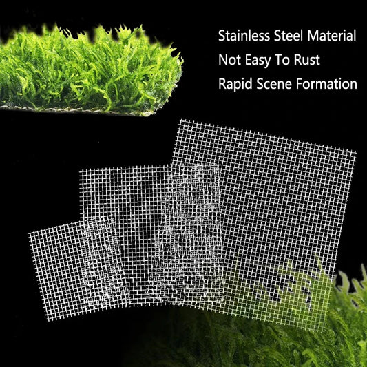 2PCs Stainless Steel Wire Mesh Pad Aquarium - MyPetDollar.com