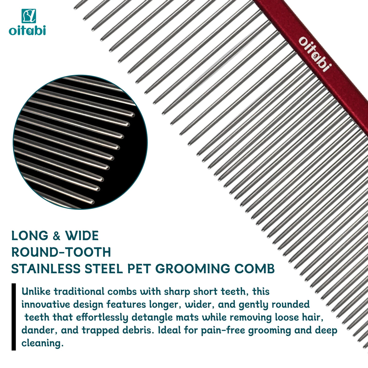 Oitabi Professional Pet Grooming Comb for - MyPetDollar.com