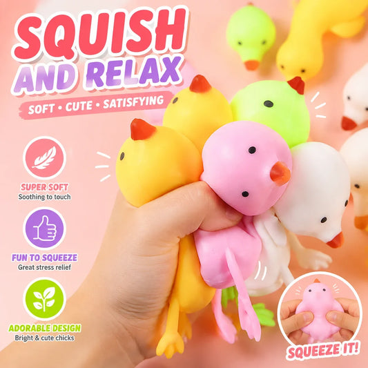 Antistress Decompression Squeeze Toys Cute Kawaii Duck Goose (2 colors)