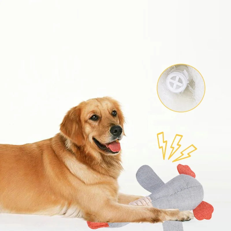 Cartoon Plush Pet Dog Toy Bite Resistant - MyPetDollar.com