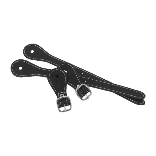 2Pcs Adjustable Spur Straps Black Riding - MyPetDollar.com