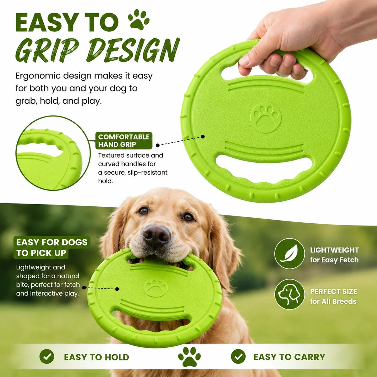 Interactive EVA Flying Disc Dog Training Toy – view 4
