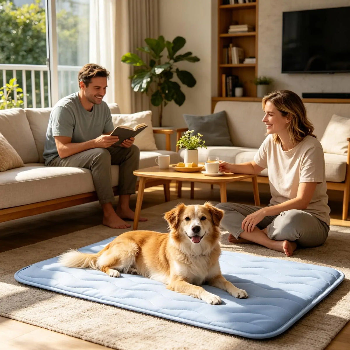 Dog Cooling Mat Summer Pet Cold Bed Pad For - MyPetDollar.com