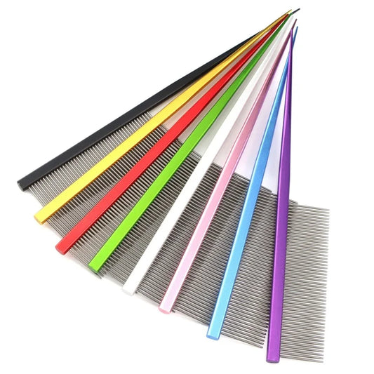 Aluminum Pet Pointed Tail Comb (6 colors)