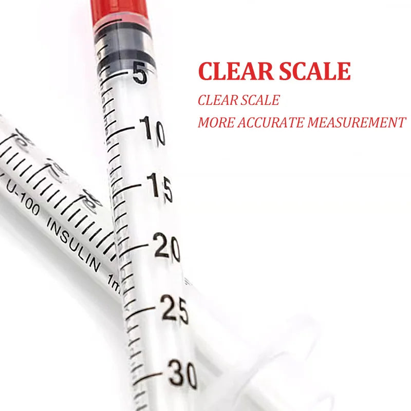 200/300pcs 29G disposable syringe with - MyPetDollar.com