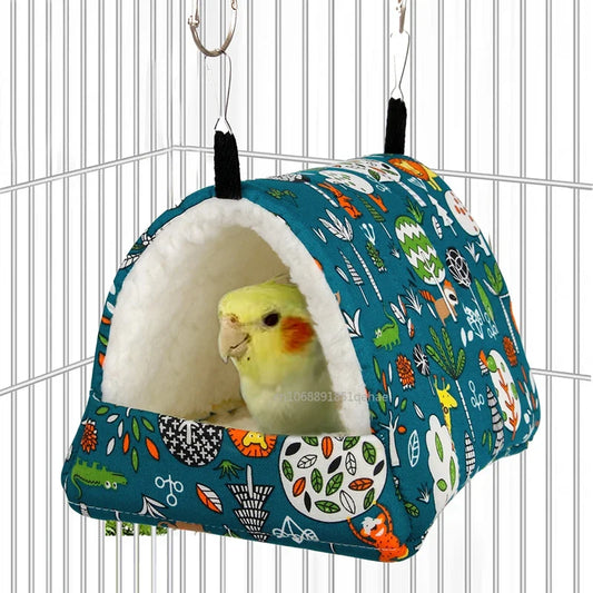 1pc Cute Print Bird Bed Mini Cage Rabbit - MyPetDollar.com