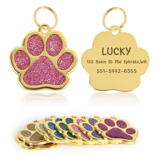Personalized Collar Pet ID Tag Custom Free - MyPetDollar.com