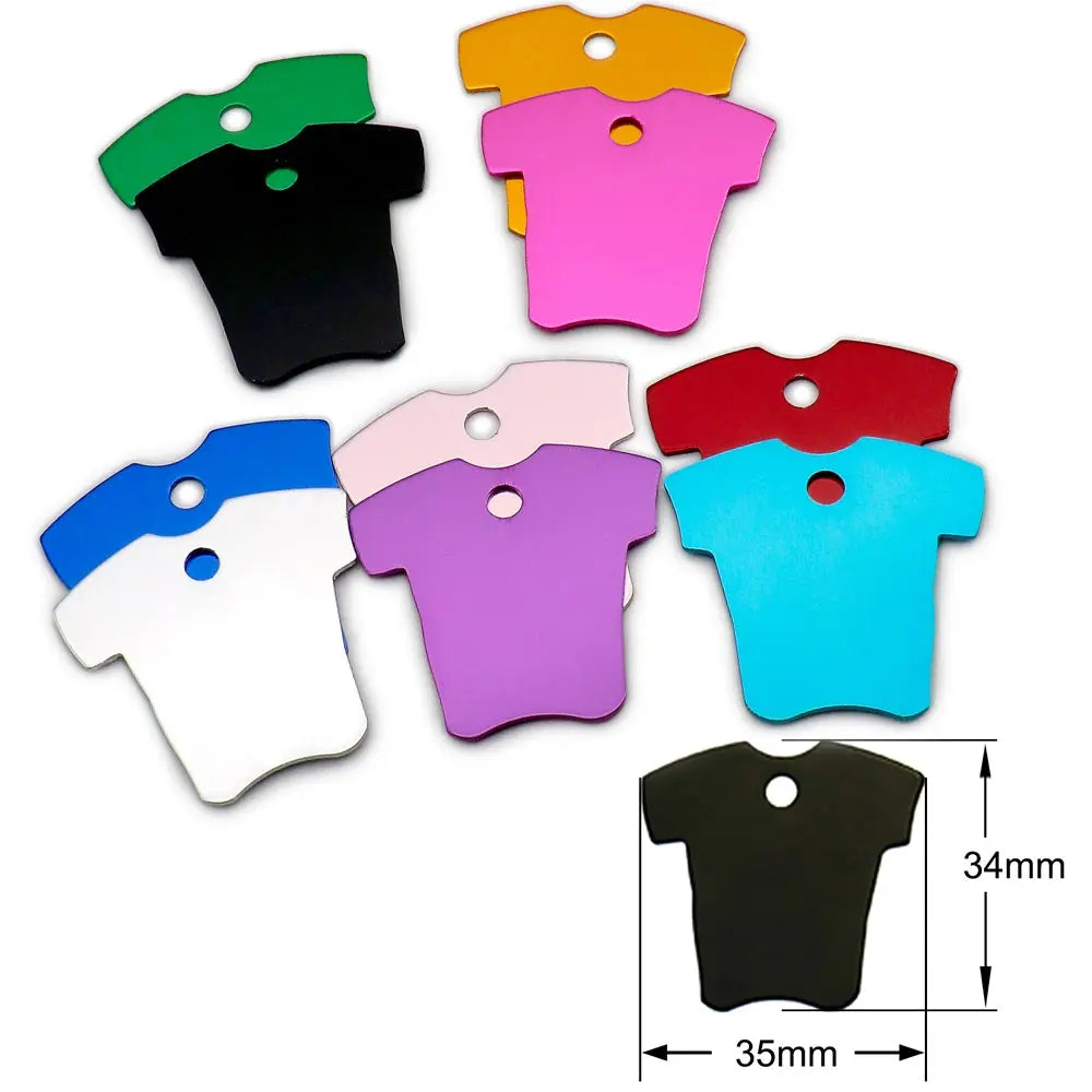 Random Mix 100pcs Aluminum Blank ID Tag - MyPetDollar.com