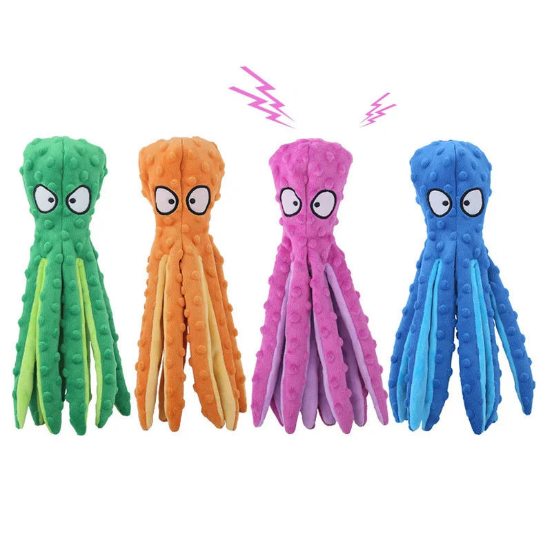 Pet Plush Toy Cat Dog Voice Octopus Shell - MyPetDollar.com