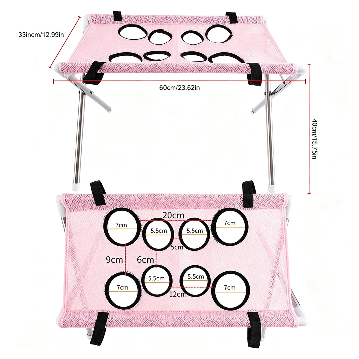 Foldable Dog Bath Hammock 8 Holes Fit Heavy - MyPetDollar.com