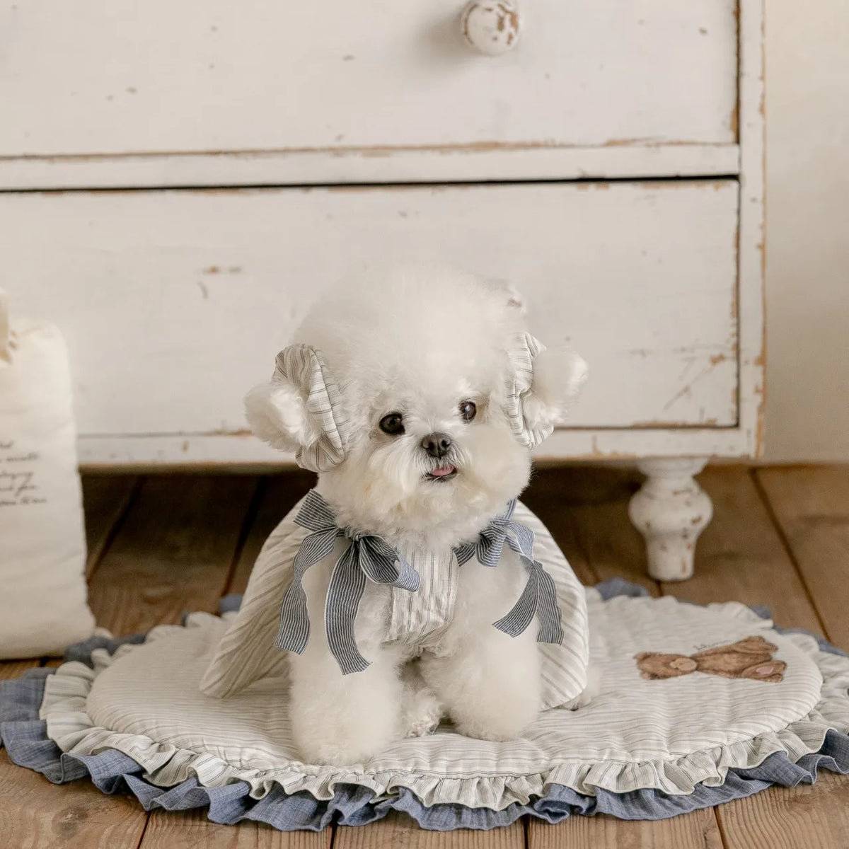 Pet Autumn and Winter Striped Round Pad Dog - MyPetDollar.com