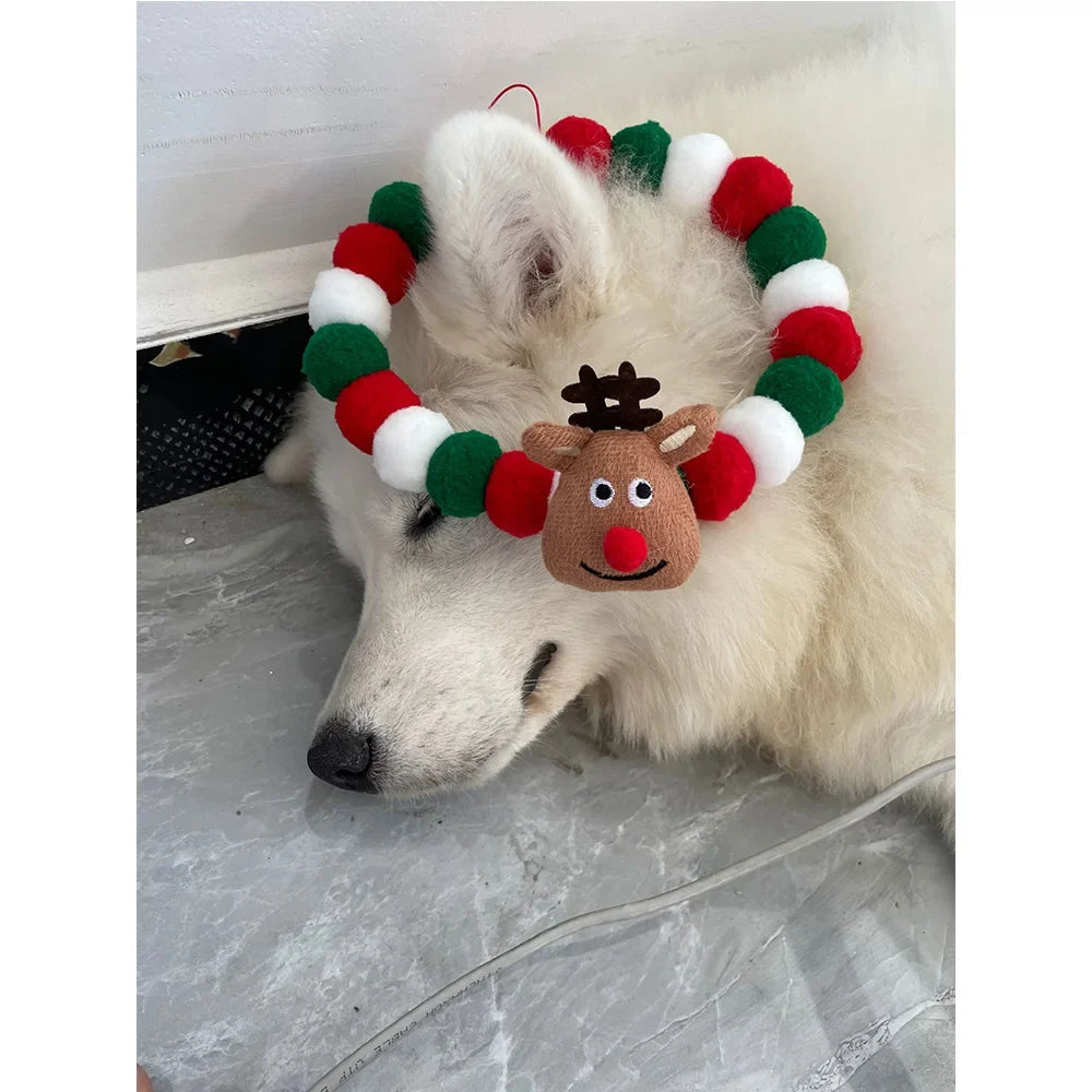 12pcs Christmas Pet Dog Bow Tie Hair Ball - MyPetDollar.com