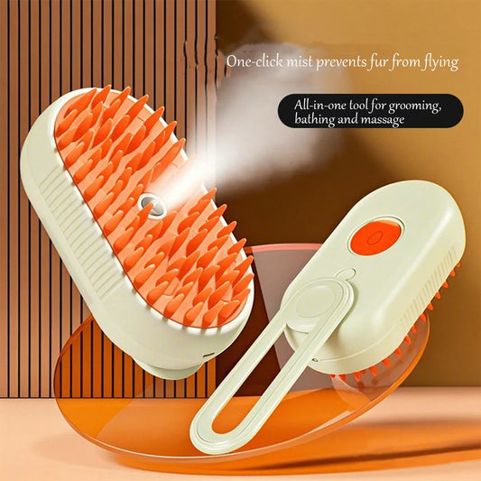 USB Rechargeable Pet Spray Massage Comb 3 In - MyPetDollar.com