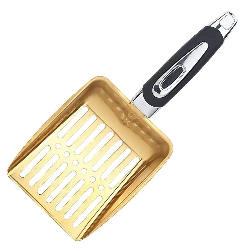 Pet Cleanning Tool Products Metal Long Handle Scoop Cat Sand