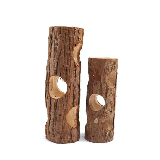Hamster Natural Wooden Tunnels Tubes - MyPetDollar.com
